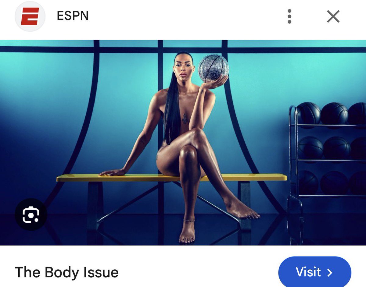 DomClare's tweet photo. ESPN combined sports and nudity for over a decade. 

So, what is your true issue with the Sydney Sweeney ad? Is it because it’s an ad? Is it because she’s hot? 

If it’s mixing sports and nudity that may sexualize female athletes, why didn’t you have an issue with ESPN? https://t.co/VxUIrskCex