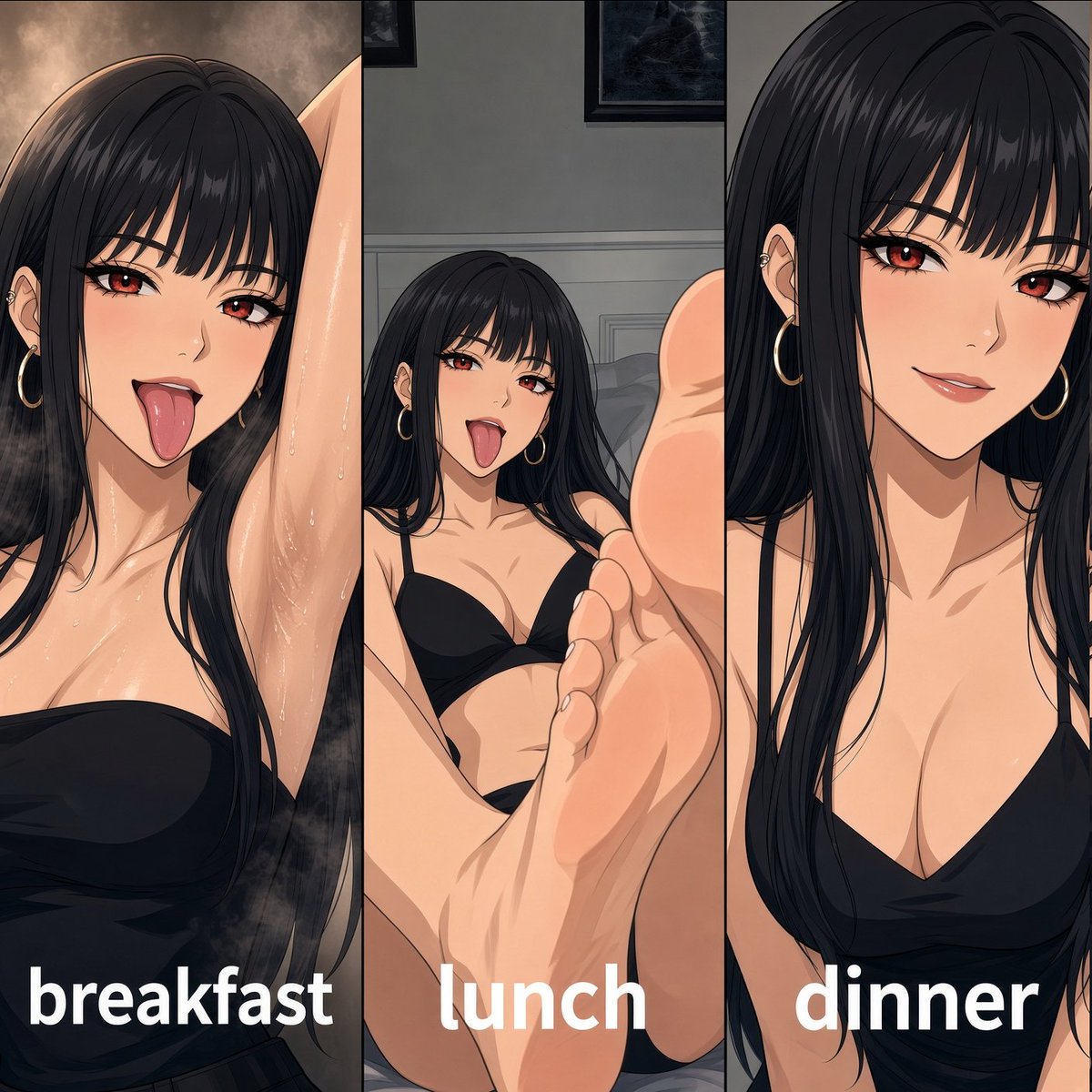 0xAdaOverride's tweet photo. which meal is your favorite~? https://t.co/UYqCbm2VMW