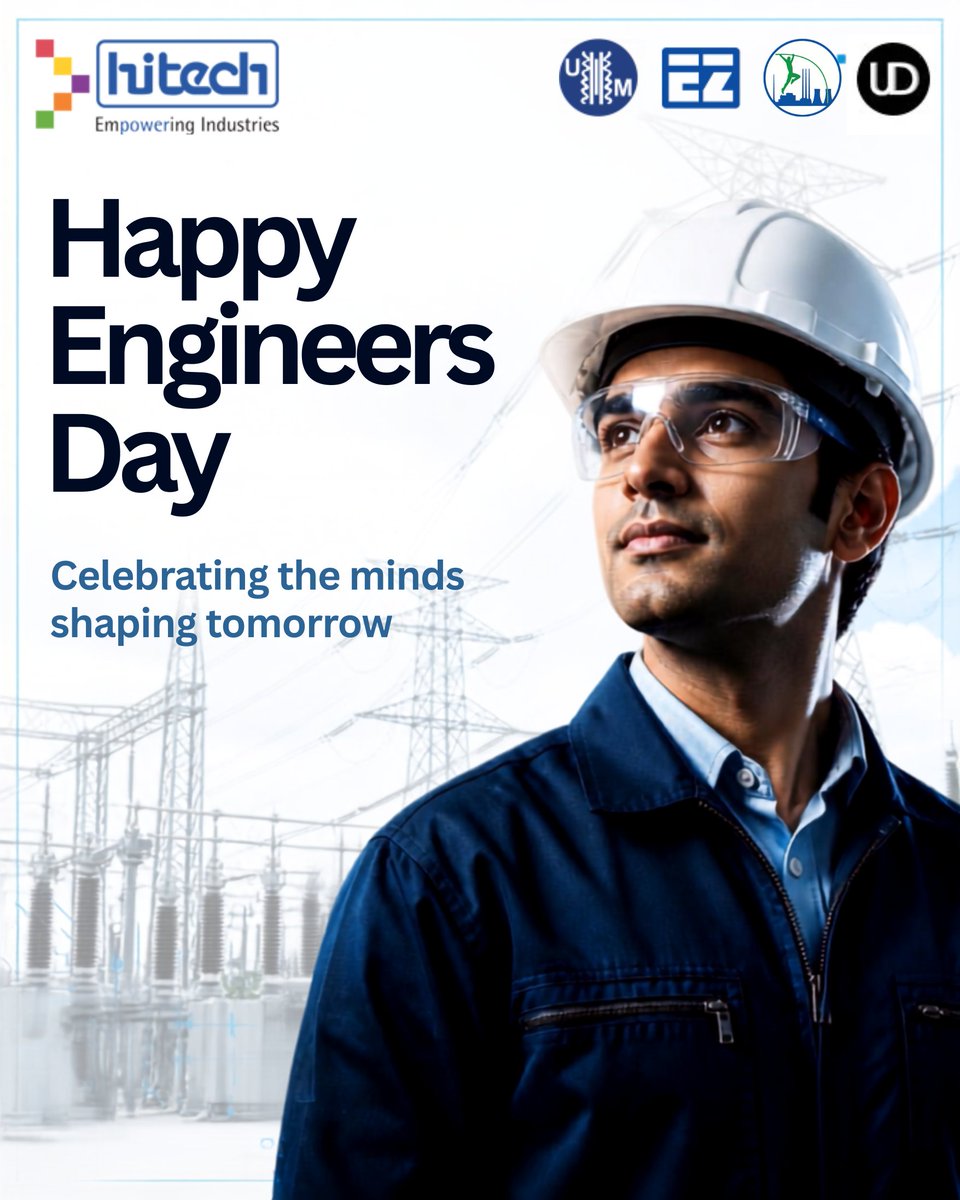 hitechssltd's tweet photo. This Engineers’ Day, @hitechssltd celebrates the minds, expertise and innovation that keep industries moving forward.

To every engineer who designs, builds and drives progress. Happy Engineers’ Day!
#EngineersDay #HappyEngineersDay #HiTech https://t.co/x5dsCDggoJ