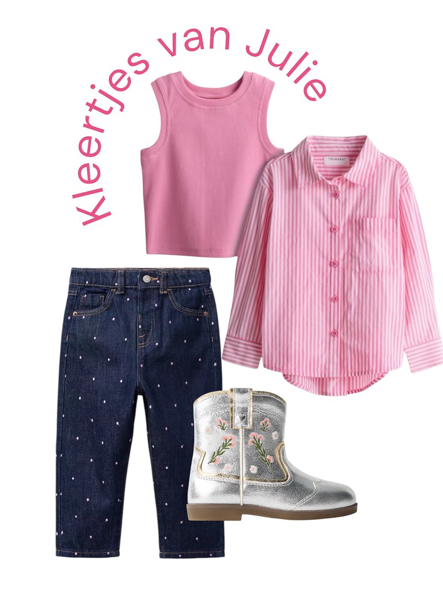 JonathanSidii's tweet photo. Streepje voor. Blouse en top als setje van Primark Kids. Jeans en laarsjes van Zara Kids. https://t.co/tkQ5zpvXTP