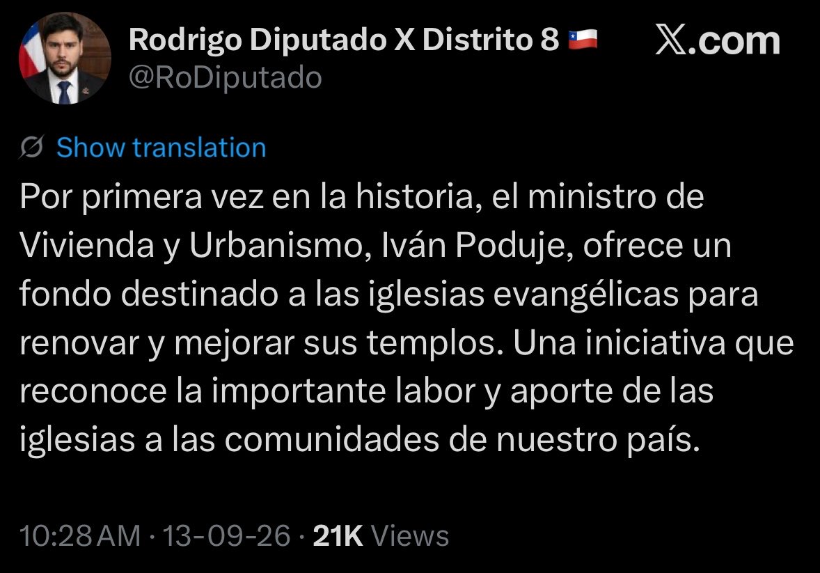 fernandos_cl's tweet photo. Así le están pagando el favor a los canutos votantes de Kast, financiando a sus iglesias en un Estado declarado laico https://t.co/iMmYPhfagH