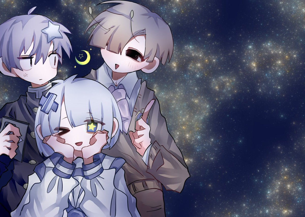 Kirari_1124's tweet photo. 途中の🪐🚀⭐️

 #創作 https://t.co/2Rke85SLkP