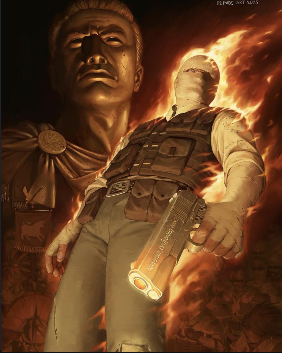RazorwireRPG's tweet photo. The Fall, Resurrection and Rise of Joshua Graham by @_deimos_art https://t.co/6PxxvBPXhW