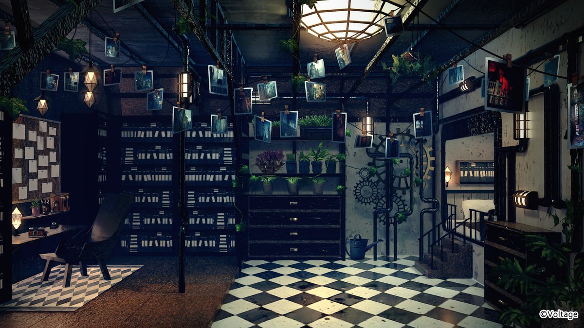 sinsofKALEIDO's tweet photo. 💚Kanoa's (Cast. #KoheiAmasaki) Room

His room is covered in houseplants - a rare sight in a land afflicted by poison.
Taking pictures is Kanoa's hobby, too, and he keeps a selection of photos up as decorations where he can always see them.

#KaleidoSwitch #AmuLit https://t.co/lBzrEzO4yw