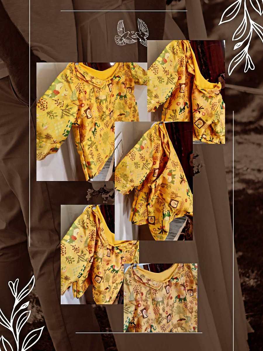 ElenorePesiu's tweet photo. Yellow short top by Nihava https://t.co/vcan1C1qHL