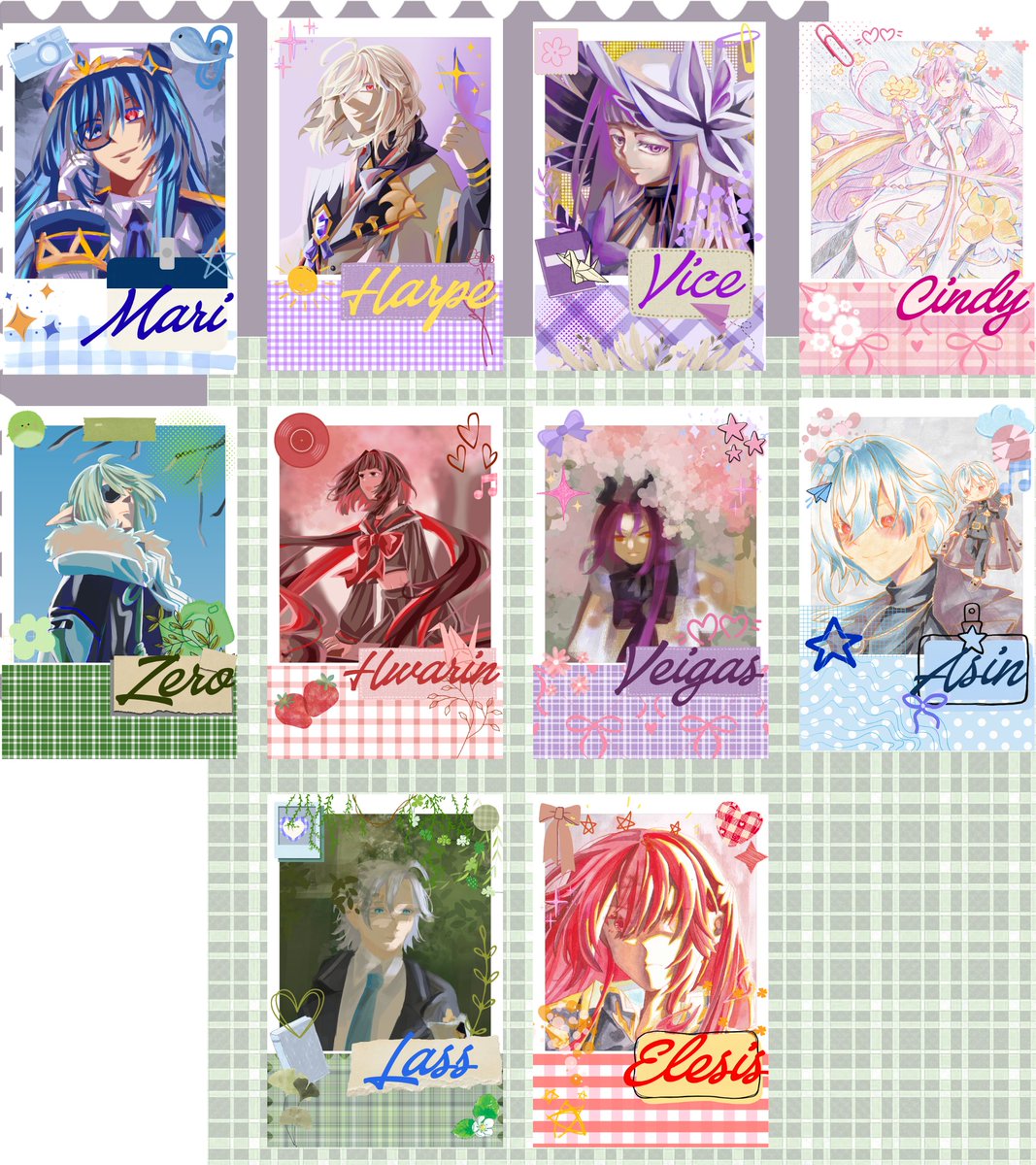 hmi_uwu's tweet photo. GC pola series- vol 1
feel free to print and use for personal purposes
DON'T : commercialization, claiming it as your own work
if you have sth want to ask, feel free to DM me
new vol will upd on this drive too
https://t.co/0xQL8plPNz
#그랜드체이스 #GrandChase https://t.co/IeneIhlwdN