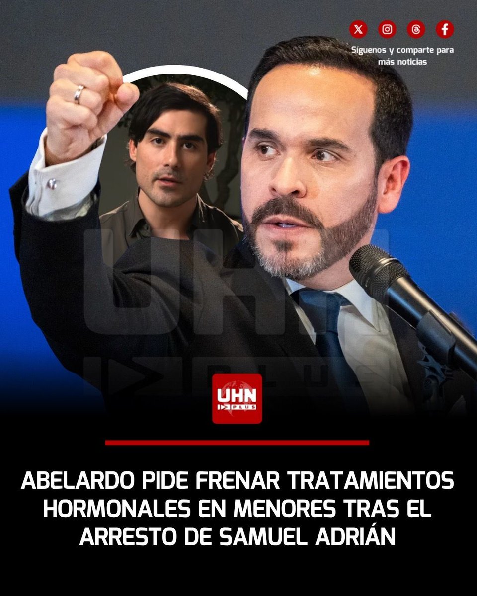 UHN_Plus's tweet photo. 🇨🇴🇲🇽‼️ | El Presidente de Colombia, Abelardo de la Espriella, pidió al Congreso legislar para restringir los tratamientos hormonales de “cambio de sexo” en menores de edad. La solicitud ocurre tras la detención del activista Samuel Adrián, encarcelado diez días por denunciar estos procedimientos. El mandatario afirmó que existen vacíos jurídicos en la ley y defendió la potestad de los padres sobre la salud de sus hijos.