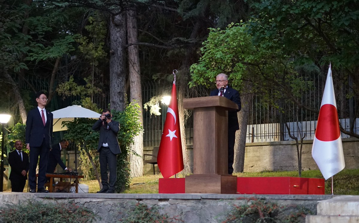 JaponyaBE's tweet photo. 10 Eylül tarihinde Büyükelçi TAMURA Masami, resmi konutunda 2026 yılı Japonya Öz Savunma Kuvvetleri Günü Resepsiyonu düzenlemiştir. https://t.co/87A9OpQdi7