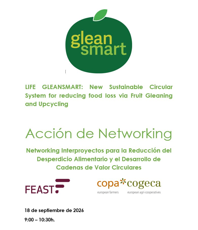 AsajaNacional's tweet photo. 🌱 Reducir el desperdicio alimentario empieza también en el campo

El  18 de septiembre | 9:00-10:30h no te pierdas esta acción de networking del proyecto #GleanSmart junto a #FeastProject en el @COPACOGECA

Puedes seguirlo en directo aquí:
👉 https://t.co/NREx6kPZPA https://t.co/vEK5V2Fhdk