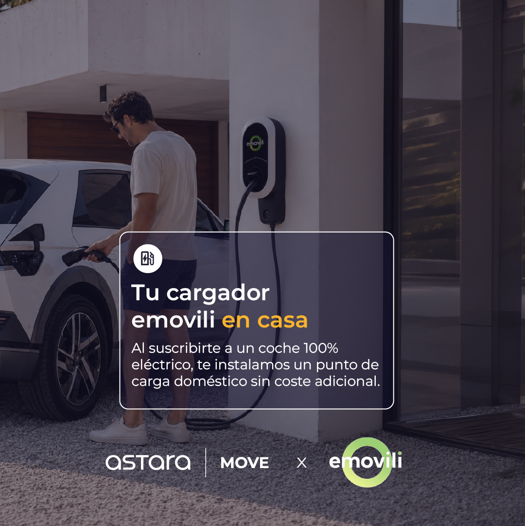 astaramove's tweet photo. Ir a lo eléctrico está muy bien. 

Tener 50 € para recargar, mejor.⚡

Con Astara Move y #Emovili, llévate 50 € en recargas y ten también tu cargador en casa por suscripción.🏠

Rellena el formulario y hazte con el tuyo: https://t.co/pQa6LYaui5

#AstaraMove #CocheEléctrico https://t.co/f49ZkCkQZQ