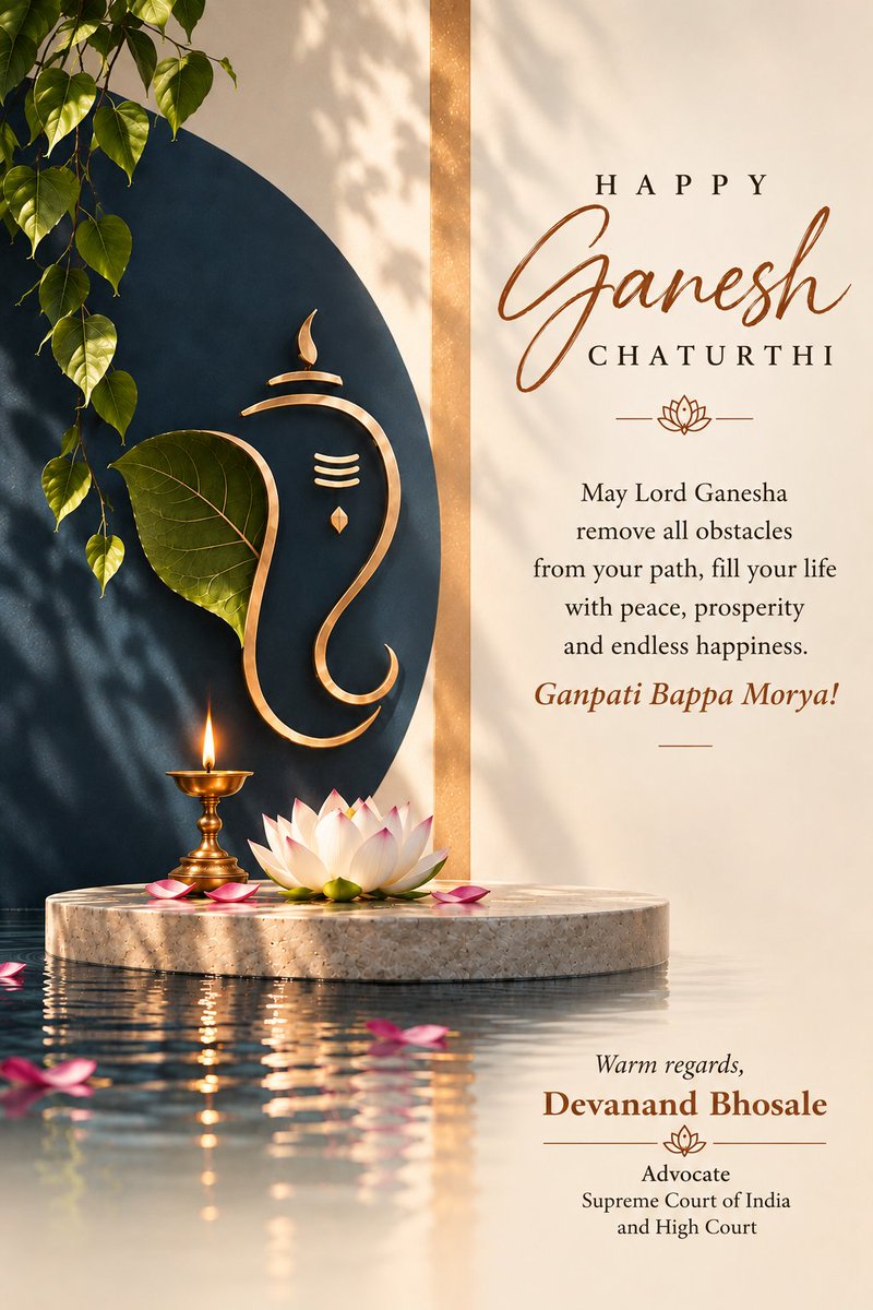 Legaltunes's tweet photo. गणपती बाप्पा मोरया 🌸🩷

#lawtweeter https://t.co/WBZvozEFHK