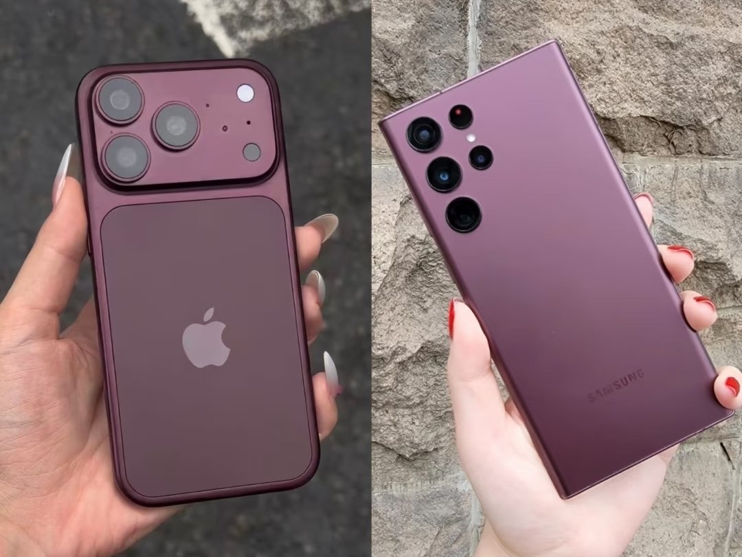 UniverseIce's tweet photo. I just feel like I've seen iPhone 18 Pro's burgundy red somewhere. Now I have finally found the source. https://t.co/T3g9Mkm6p3