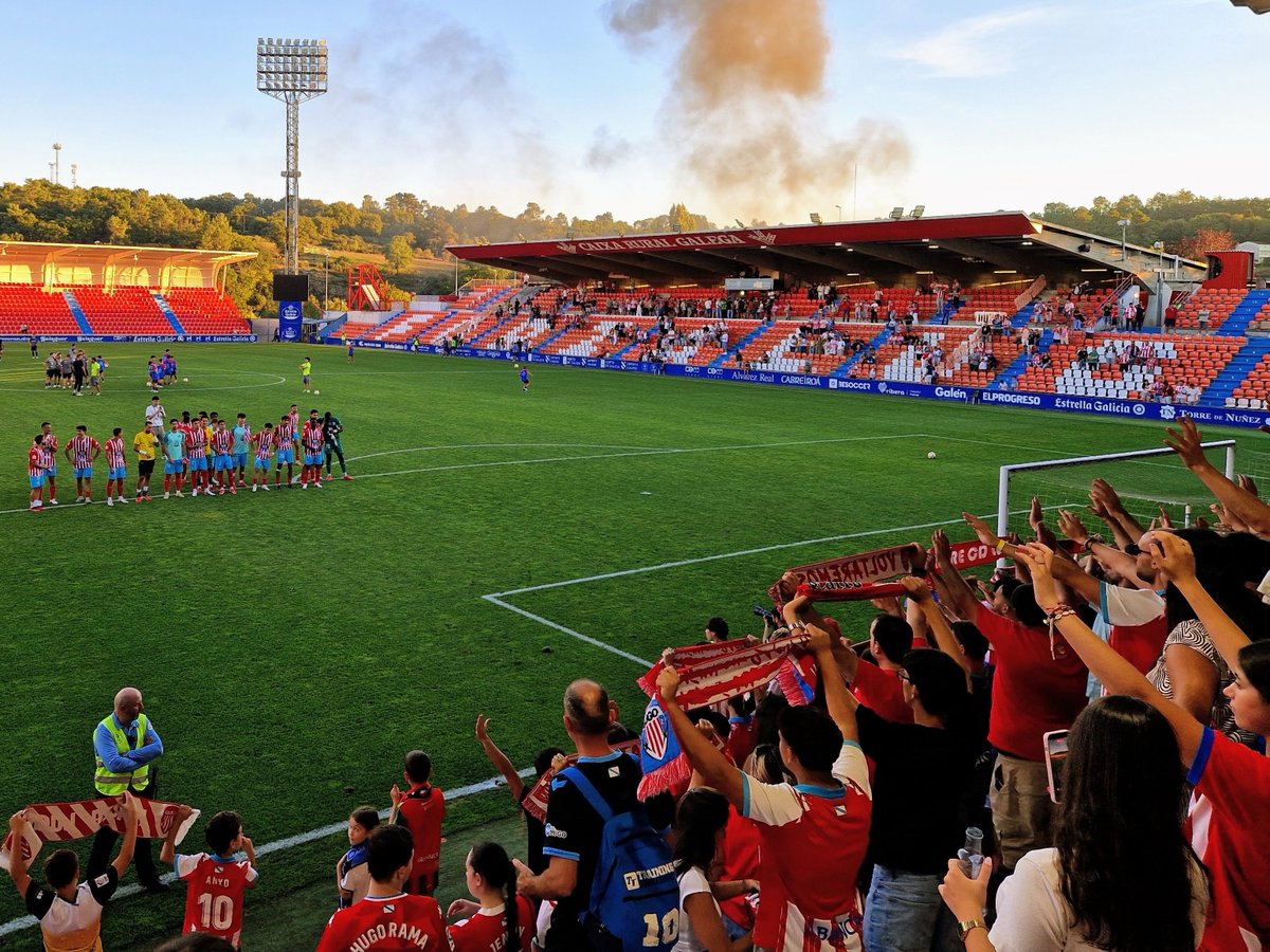 Roylovesfooty's tweet photo. A stoppage-time goal sealed victory for @CDeportivoLugo, sending @CDCORIA back to Extremadura empty-handed.

🗓️ 13/9/26
⚽️ CD Lugo 1️⃣🆚0️⃣ CD Coria
🏟️ Estadio Anxo Carro
🇪🇸 Lugo
🎟 €15
🏆 @Primera_RFEF group 1

#Groundhopping #Groundhopper #Terraceedition #DDFM #PrimeraFederación https://t.co/i7sBiypHq4