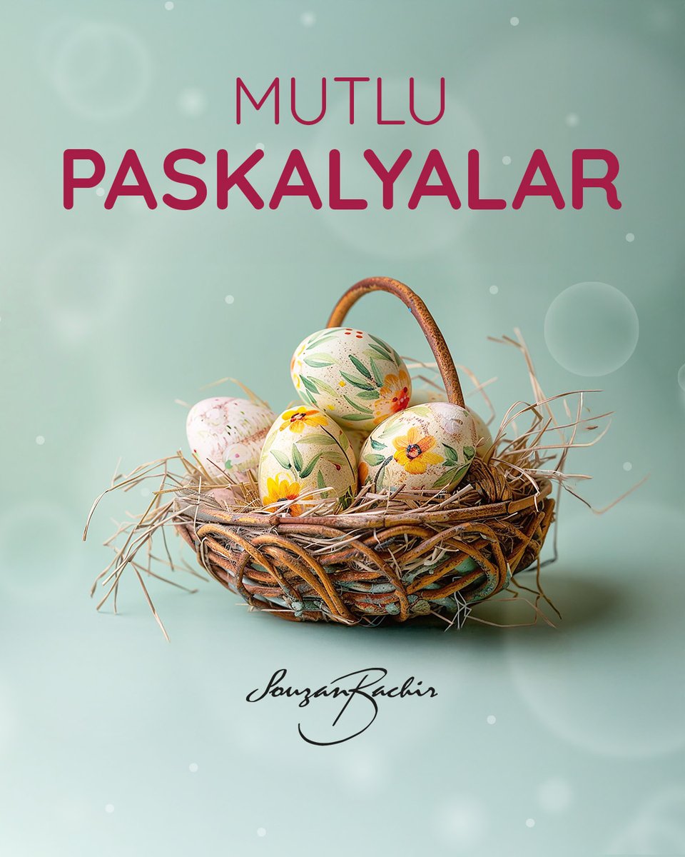 RussellBar3lyj's tweet photo. 🌸🐣 May Easter, a symbol of renewal, hope, and sharing, bring love, peace, and happiness. 🌸🐣Yeniden doğuşun, umudun ve paylaşmanın simgesi olan Paskalya’nın; sevgi, barış ve mutluluk getirmesini diliyorum.  ı  ınGelişi https://t.co/lRUmMLZR4p