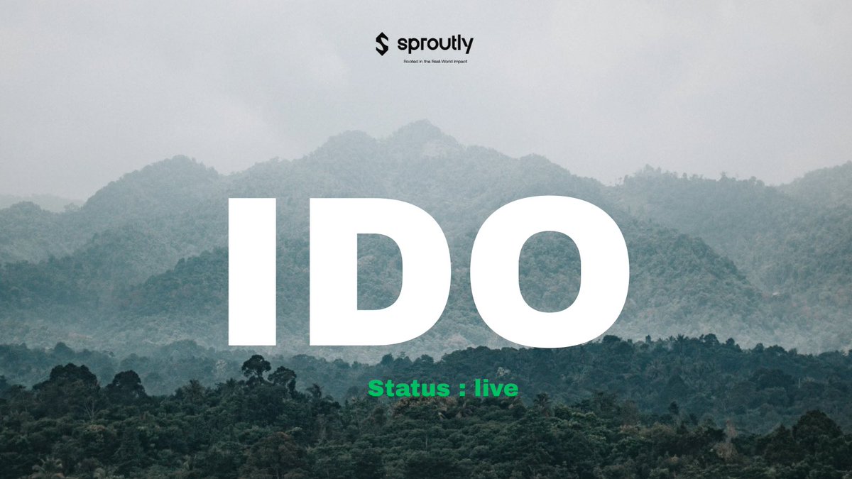 sproutlyrwa's tweet photo. It’s live! 

We’re excited to announce our IDO is live on @RWA_Inc_ 

🌱Where real-world impact meets Web3 and nature becomes an asset.

Token price: $0.30 per $SEED 

Join: https://t.co/cdABIGFezv https://t.co/RSFNWhjeTk