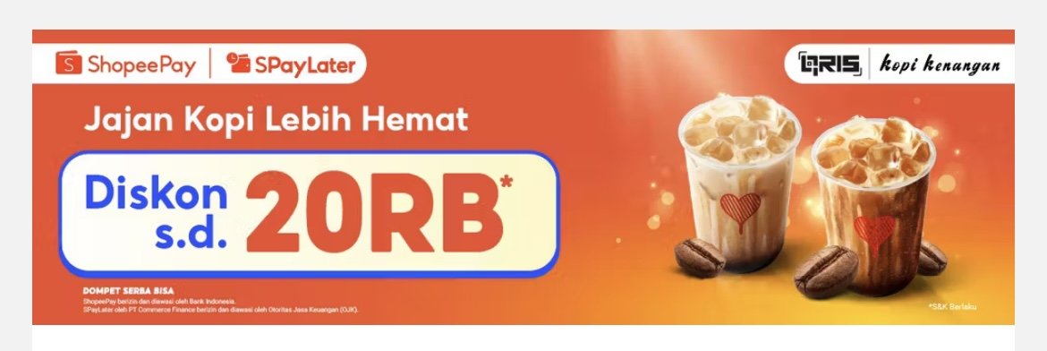 claxdys's tweet photo. pake voucher ini https://t.co/z7yeoqVtlh, scroll agak ke bawah nanti ada diskon buat pembelian kopken, pembayaran pake spay https://t.co/2n4gRLLJuA