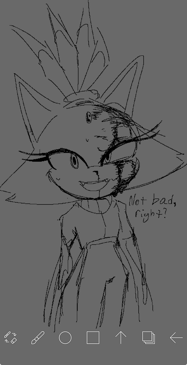 Celodot's tweet photo. #Blazethecat

Cat art before class, ill make something better later https://t.co/Pe7l1C1tyr
