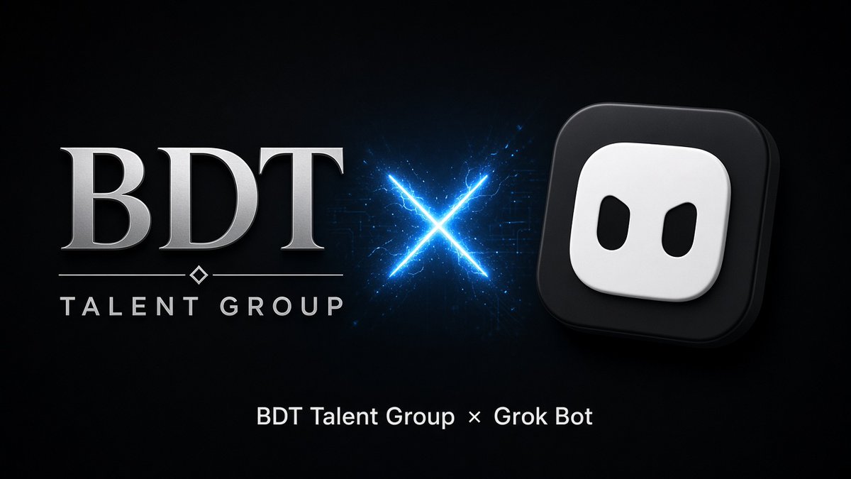 BDTTalentGroup's tweet photo. BDT Talent Group × Grok Bot.

AI-powered talent. Human-centered culture. Building what’s next. https://t.co/kZVIU0kfWJ