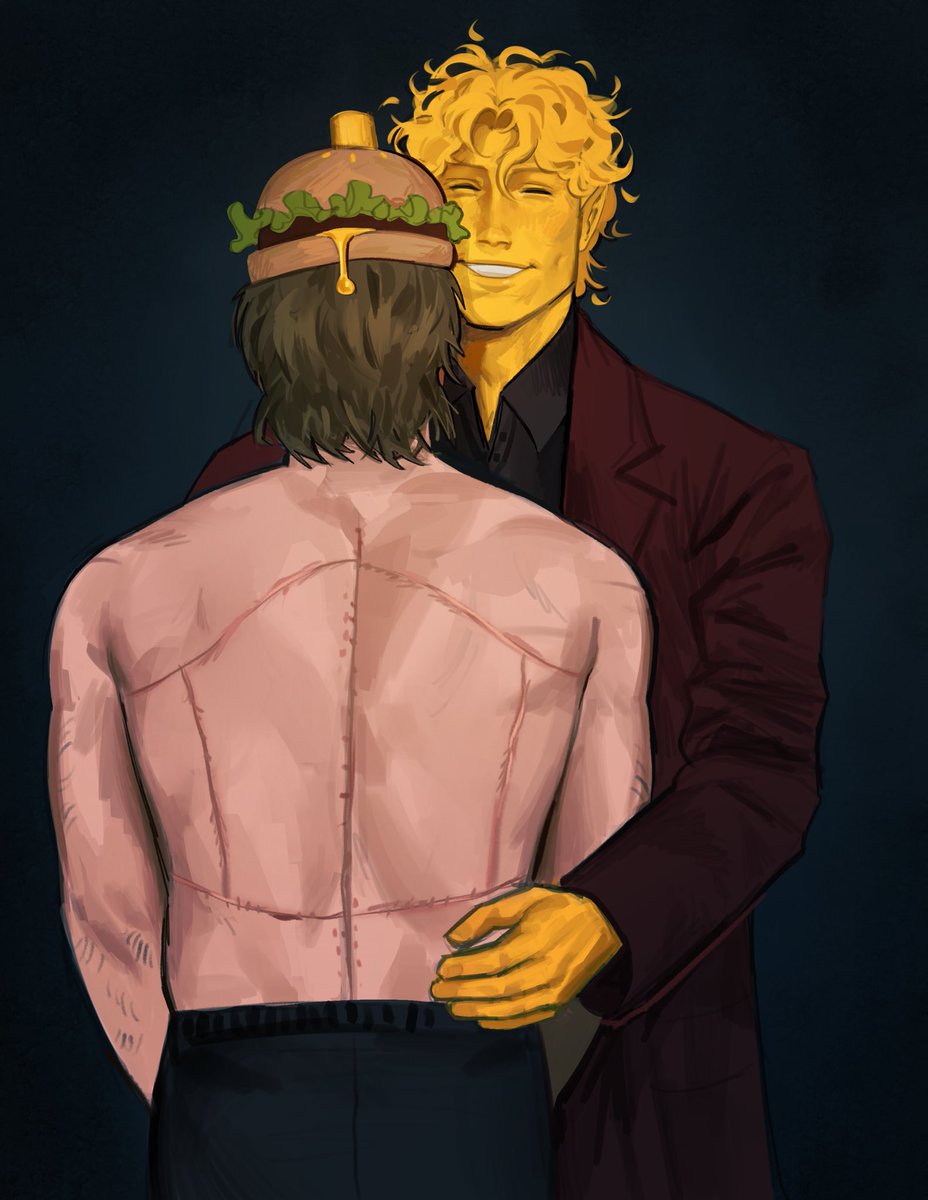 GalemcealL's tweet photo. Freak4freak 
Killer au // I’ll post their killer designs on halloween
#pizzaburger https://t.co/hmSyAsAyVp