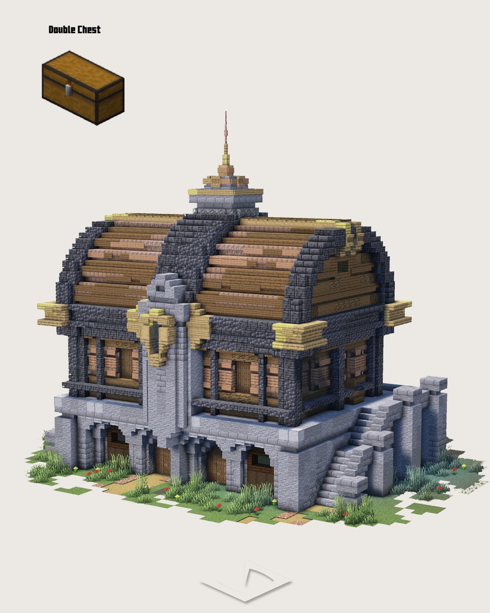 Guuis96's tweet photo. Tiwn Vault - inspired by Double Chest in Minecraft   

#Minecraft #Minecraftbuilds #minecraft建築コミュ https://t.co/RQ1JLb1EJ2