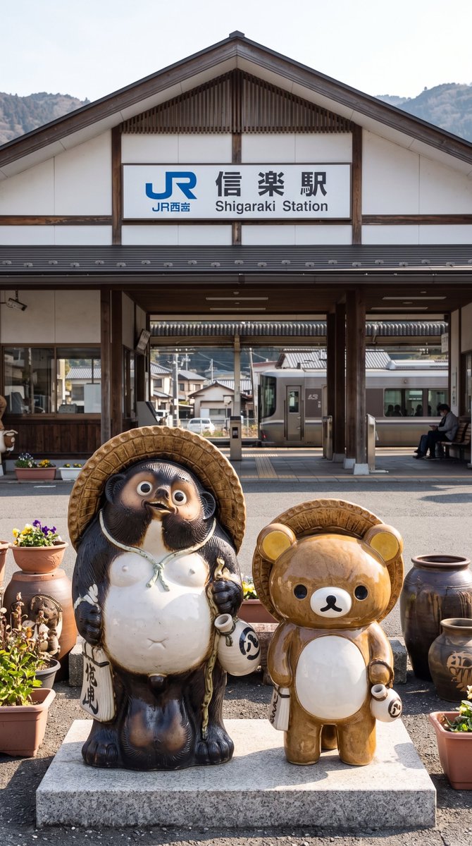 JR4853's tweet photo. #リラックマ 全国行脚 - 2 -

#信楽焼
#滋賀県

次はどこへ向かうのか… https://t.co/Tiz2NxunMs