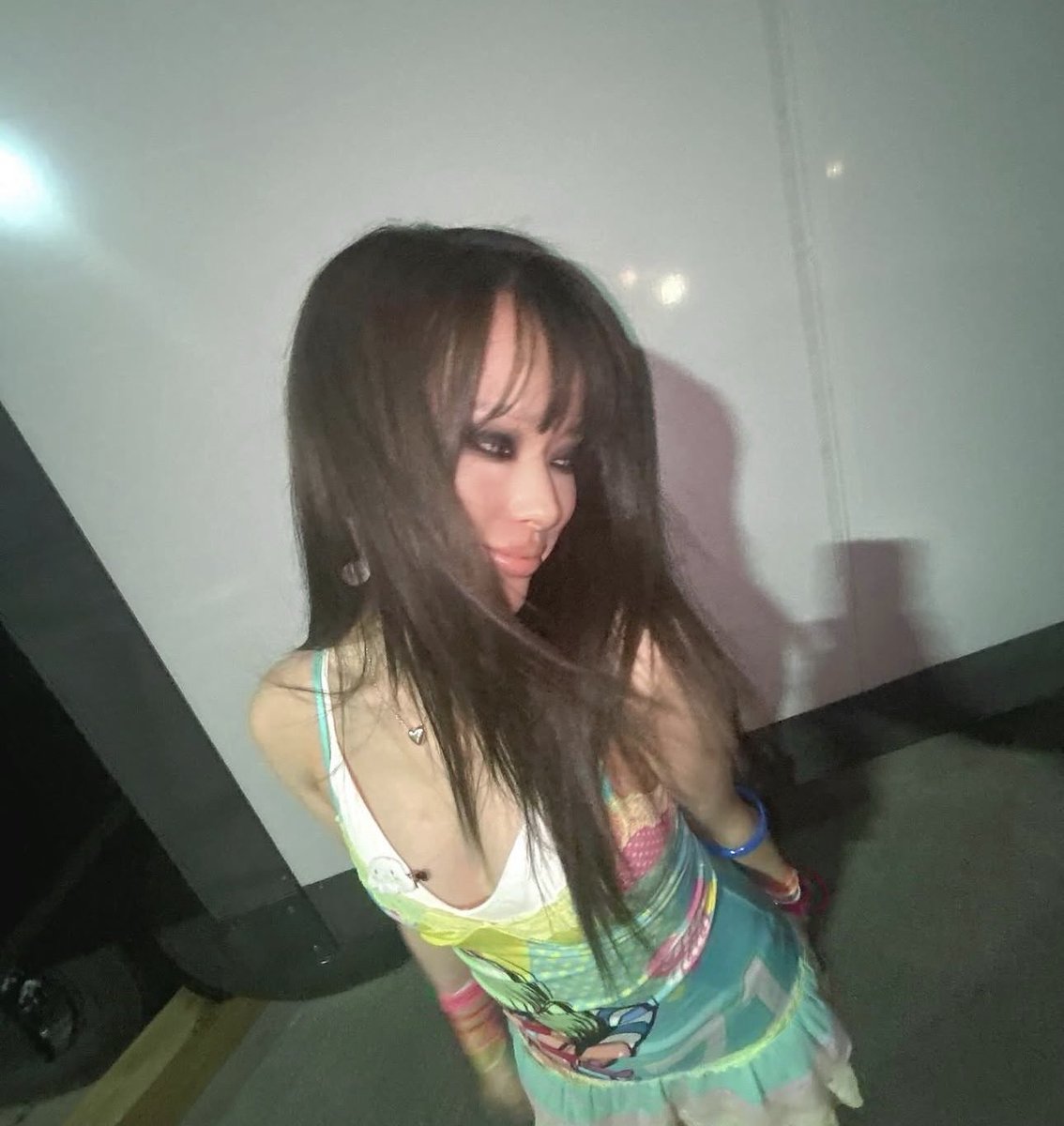 porcelinetalks's tweet photo. Miyuu (f5ve) in I. AM. GIA x Fafi Fafinettes lace trim graphic dress. https://t.co/8MWERVKN0I