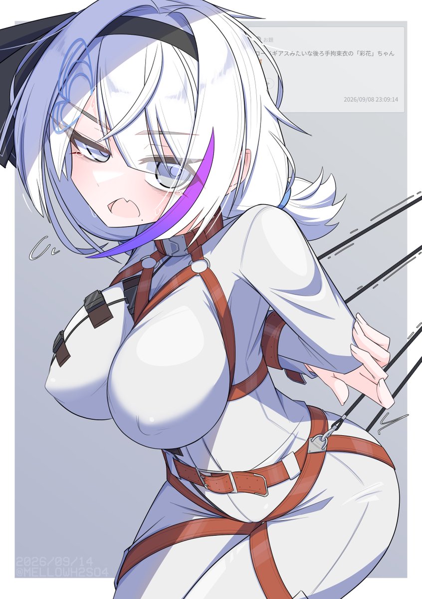 Mellowh2so4's tweet photo. お題箱より捕虜スナイパーの「彩花」ちゃん https://t.co/jLwaJjxvRm