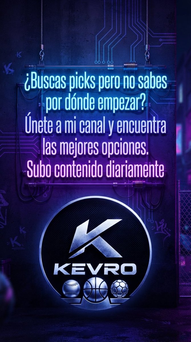 Kevro_sports's tweet photo. ⚽🏀⚾ ��A darle con todo! ⚽🏀⚾

Prepárate para la acción deportiva al máximo. Fútbol, básquet y béisbol . 🏆🔥

Encuentra los mejores pronósticos↙️

https://t.co/JkLLO4k4jY

#nba #nbapicks #nbaprops #mlb #picksmlb #apuestas #mlbthreads #propsnba #futbol #futbolpicks #props https://t.co/I9bLsQamUb