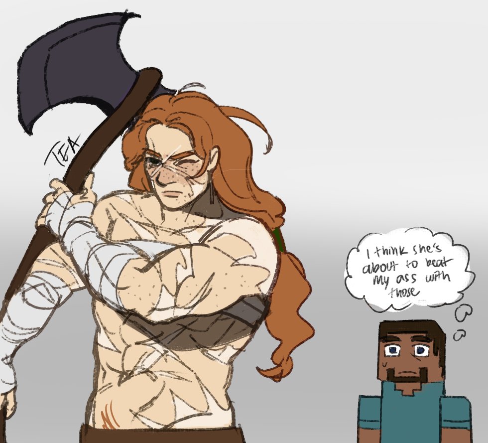 Teach2alt's tweet photo. muscle anatomy practivce. heh, ok #Minecraft https://t.co/Si462SmRmw