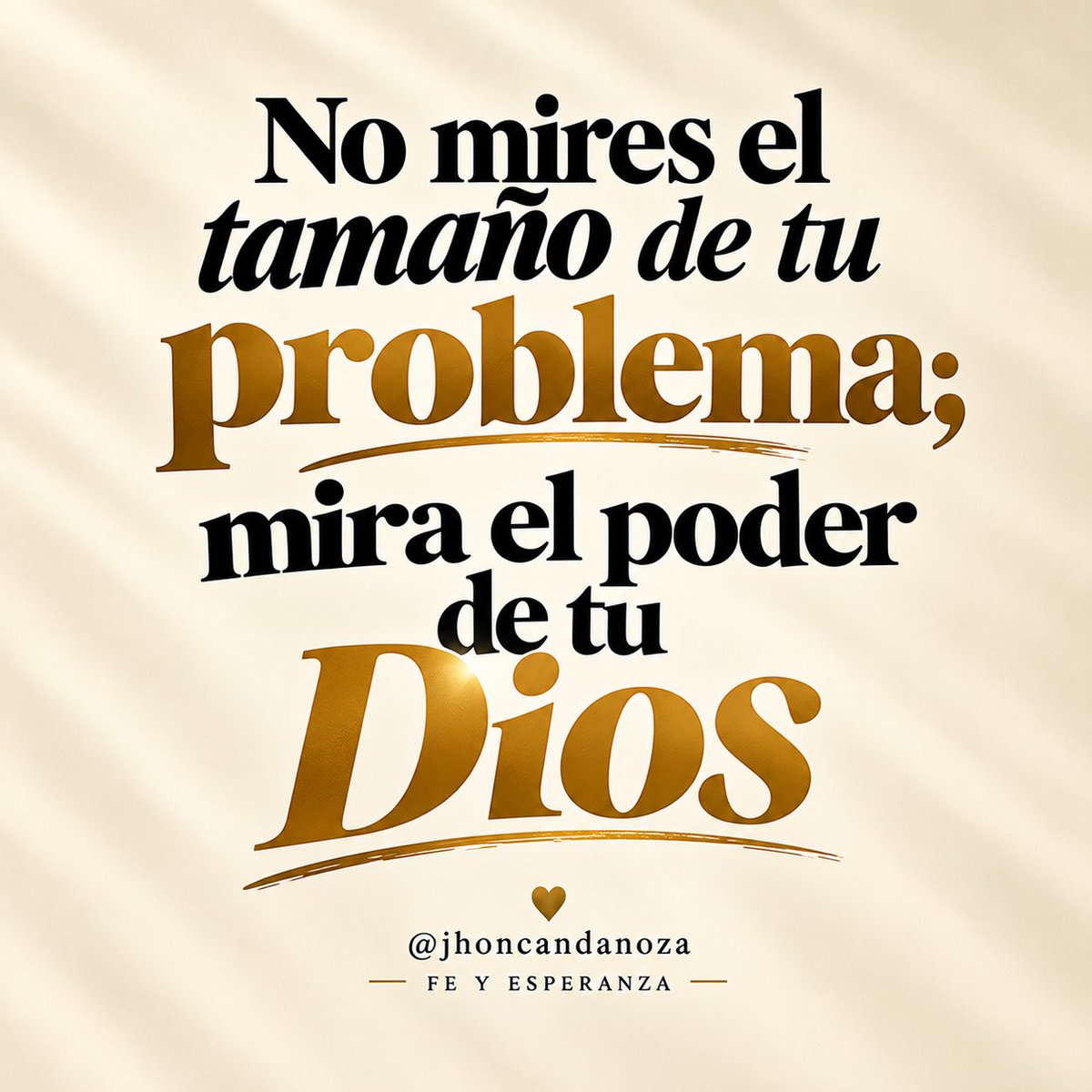 jc_candanoza's tweet photo. Hermano/a: Si crees que el poder de Dios es más grande que tu problema, no te rindas. Lo que hoy parece imposible, Dios puede transformarlo. Confía, sigue creyendo y avanza con fe. No mires el tamaño de tu problema; mira el poder de tu Dios.
Bendecido día.
JC 🙌 https://t.co/bPPZ100Uty