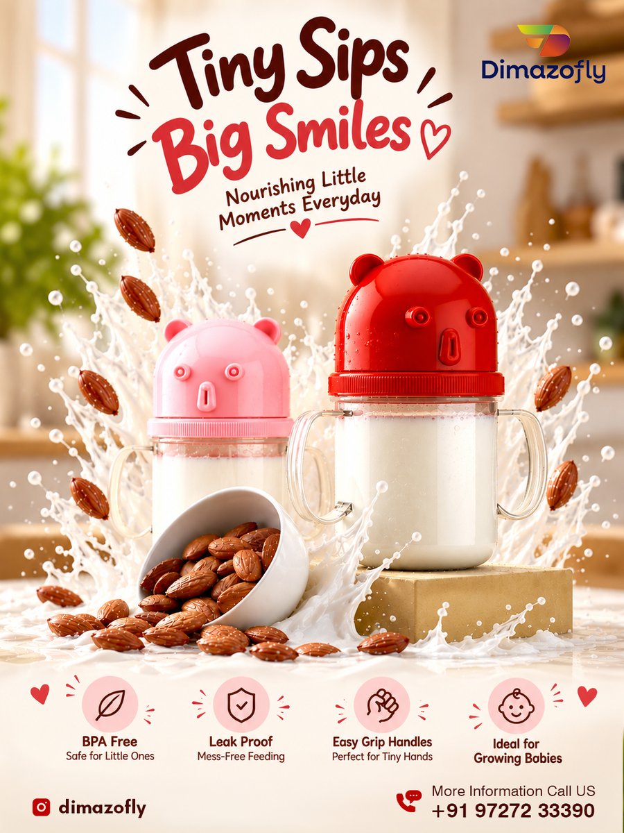 kitchenwareDim's tweet photo. Tiny sips, big smiles! 💕🍼

#fyp #viral #reels #toothbrush #kids#GanpatiWithAmbanis#BabyBottle #BabyFeeding #BabyCare #BabyProducts #BabyEssentials #NewBornBaby #NewbornEssentials #MomAndBaby #Parenting #BabyMustHaves#HindiDiwas https://t.co/uE5jQTPOaJ