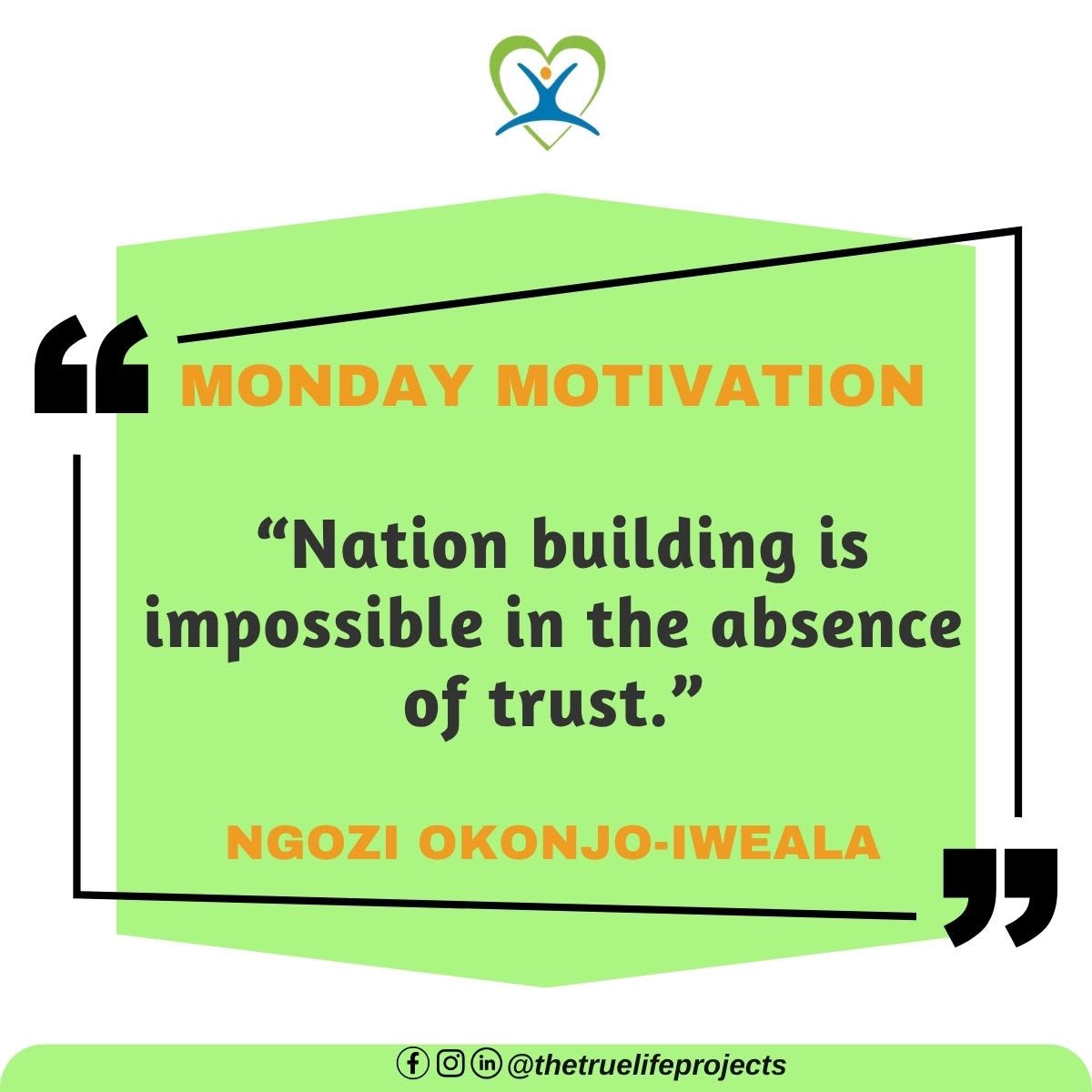 TheTLPAfrica's tweet photo. Trust is not demanded; it is earned through honesty, responsibility, and consistency.
Let’s be leaders people can count on. 🤍
#AccountabilityAndIntegrity #Leadership #Trust #Integrity #ResponsibleLeadership https://t.co/toduvmz5cN