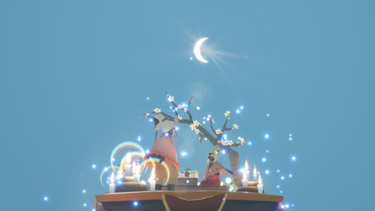 Rekindle_sky's tweet photo. アーモンドの木のある静けさの庭
#thatskygame #Sky星を紡ぐ子どもたち #skyシェアスペース https://t.co/eQbpP1bXez