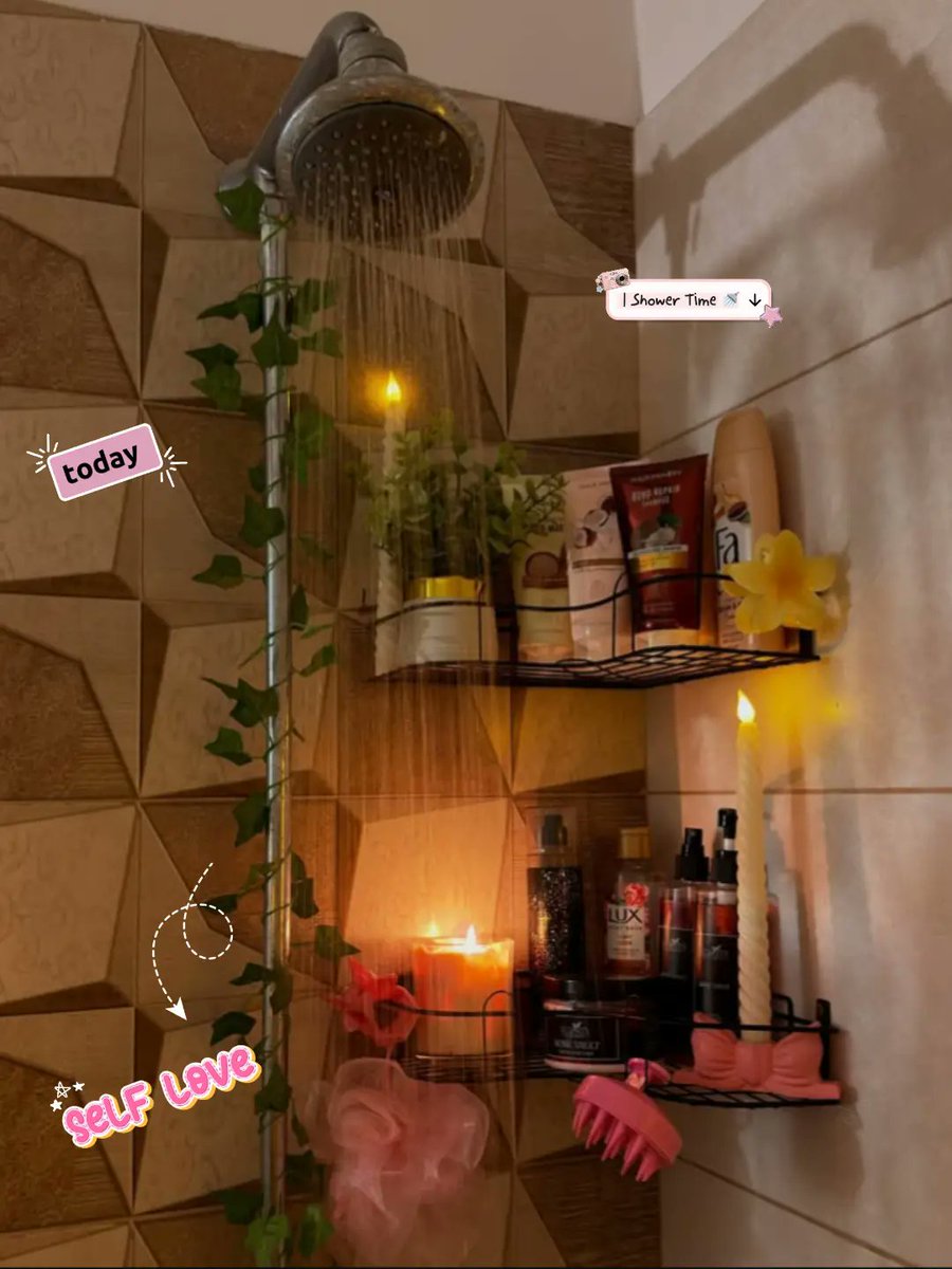 limao_fm's tweet photo. My favorite little self-care corner. There’s something so peaceful about a cozy shower routine and having a little sanctuary of my own. https://t.co/RwrxsDWOmQ