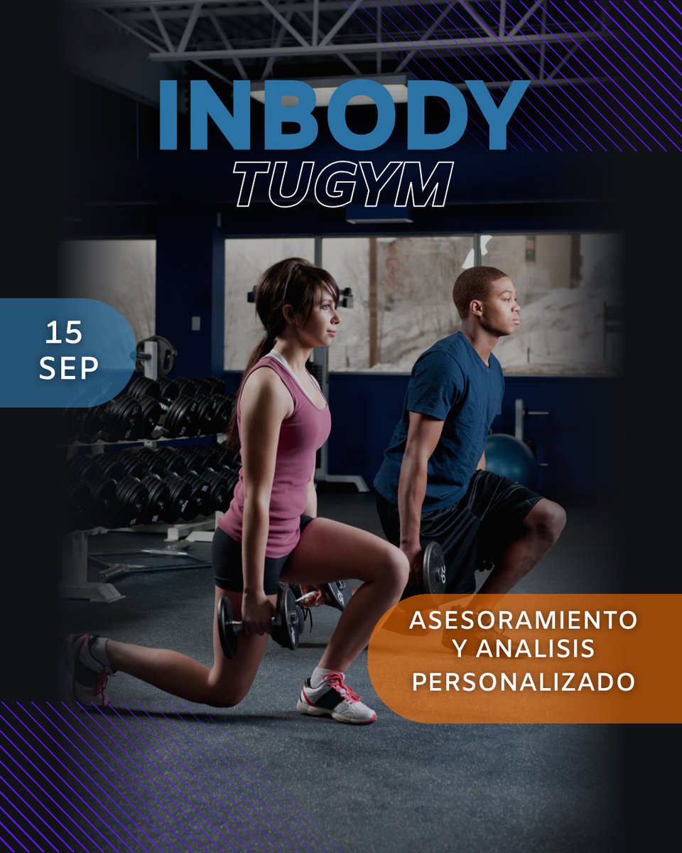 wtcalmedap's tweet photo. Empieza el nuevo curso cuidándote.

Este 15/09, acércate a TUGYM y participa en In Body, una oportunidad para conocer mejor tu composición corporal y empezar la vuelta a la rutina con buenos hábitos.

🕛 12:00–15:00 h
📍 TUGYM · WTC Almeda Park
#WTCAlmedaPark #Bienestar https://t.co/XNmGZxDKZg