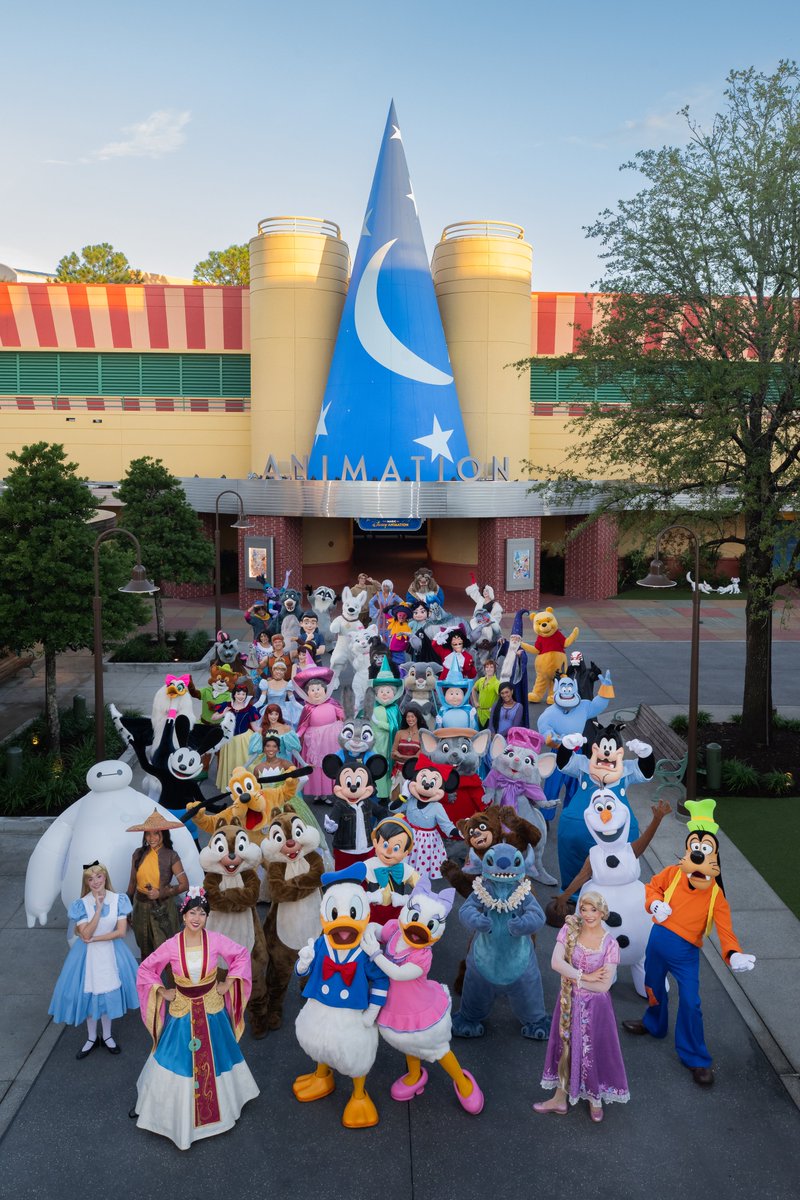 ScottGustin's tweet photo. A better version here. 60 Disney Animation characters gathered to celebrate today's official opening of The Magic of Disney Animation. https://t.co/6LodxAJkAG