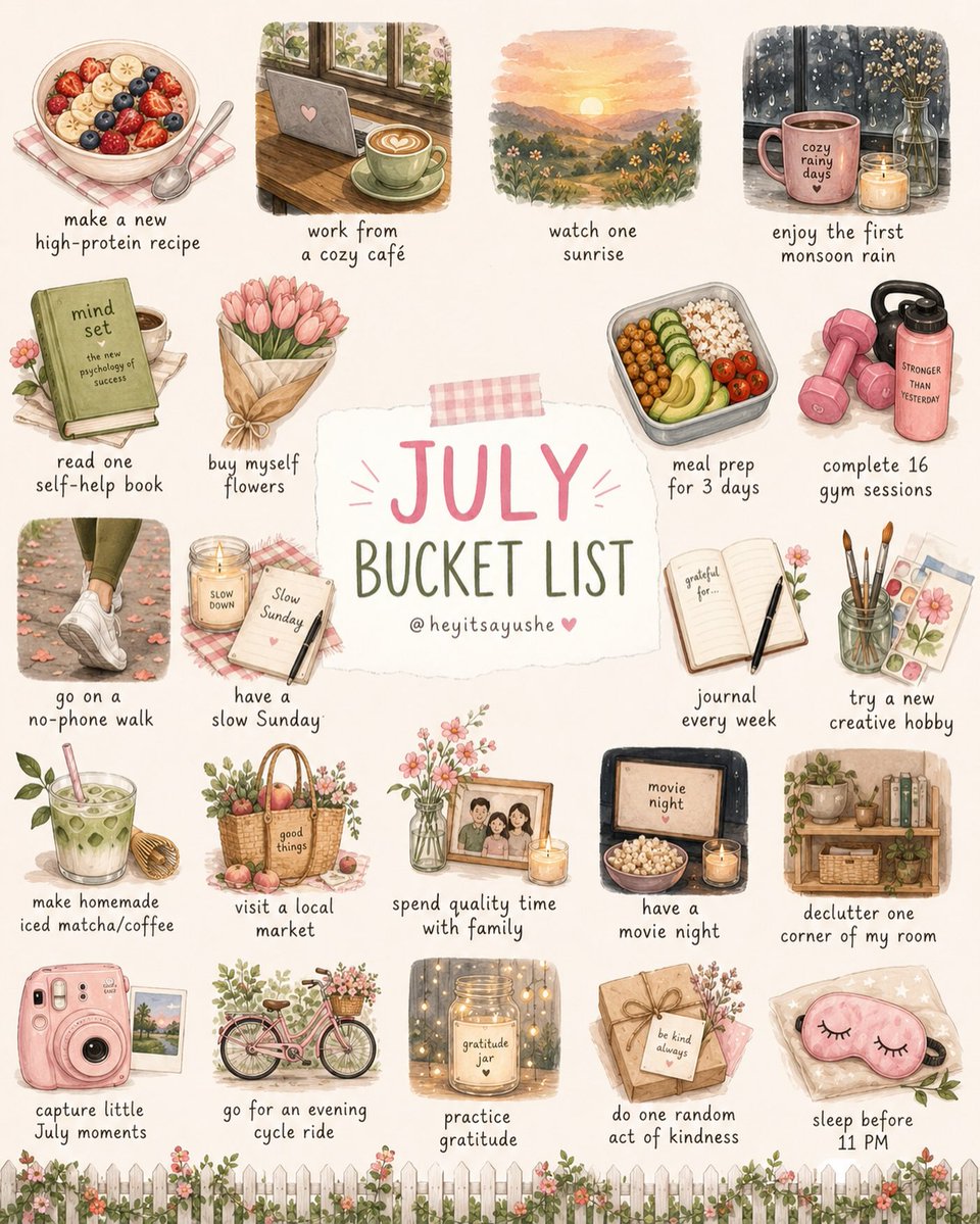 joseboca2's tweet photo. Hello July. Just love yourself. Please be kind. https://t.co/rwNEOv1RHG