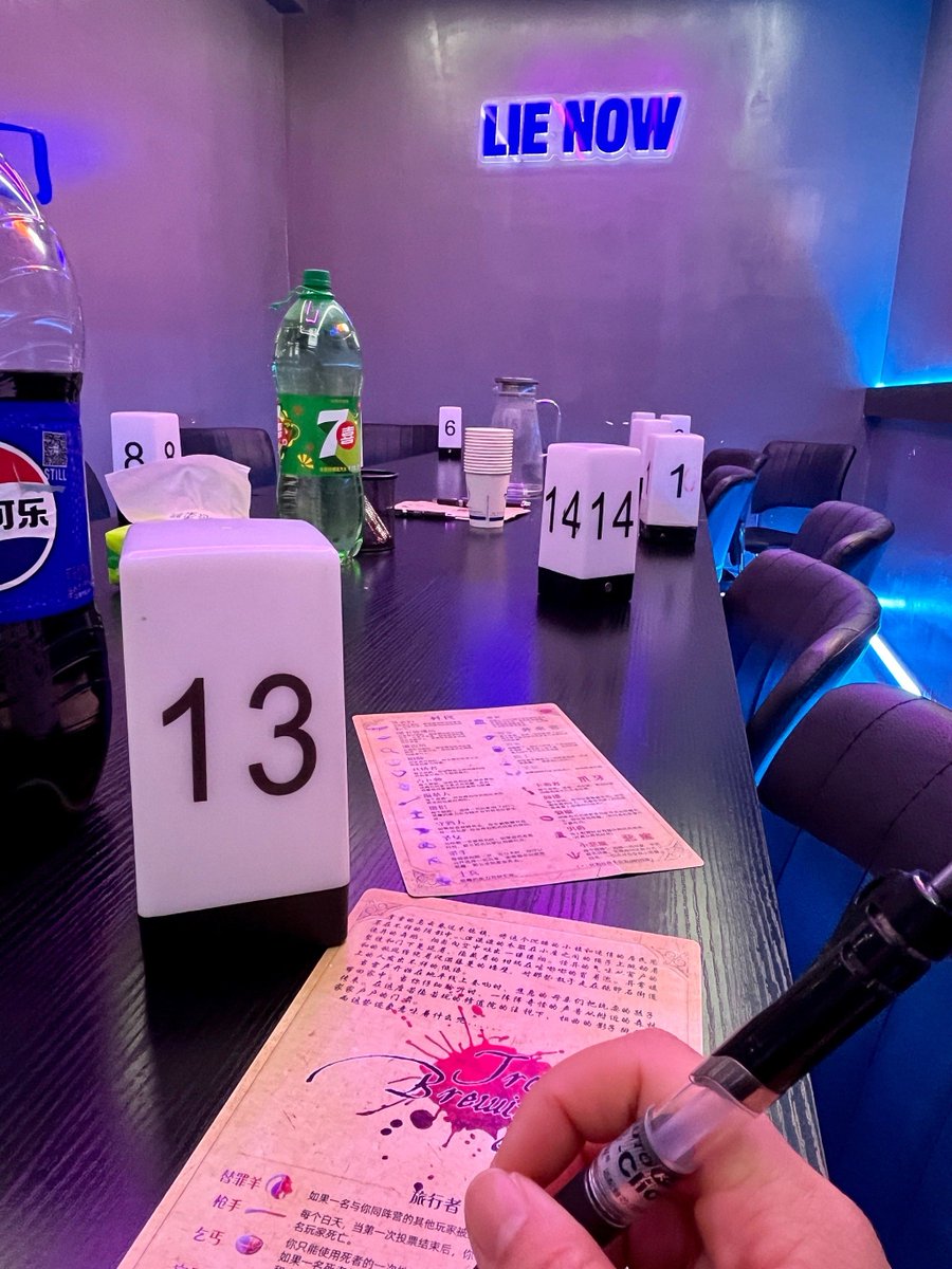 kptn_iglo's tweet photo. Just wrapped up an insane murder mystery at the new downtown board game spot! The twists had me yelling and the group vibes were chef’s kiss—10/10 would hide a clue again ♂ https://t.co/8daucckXSo