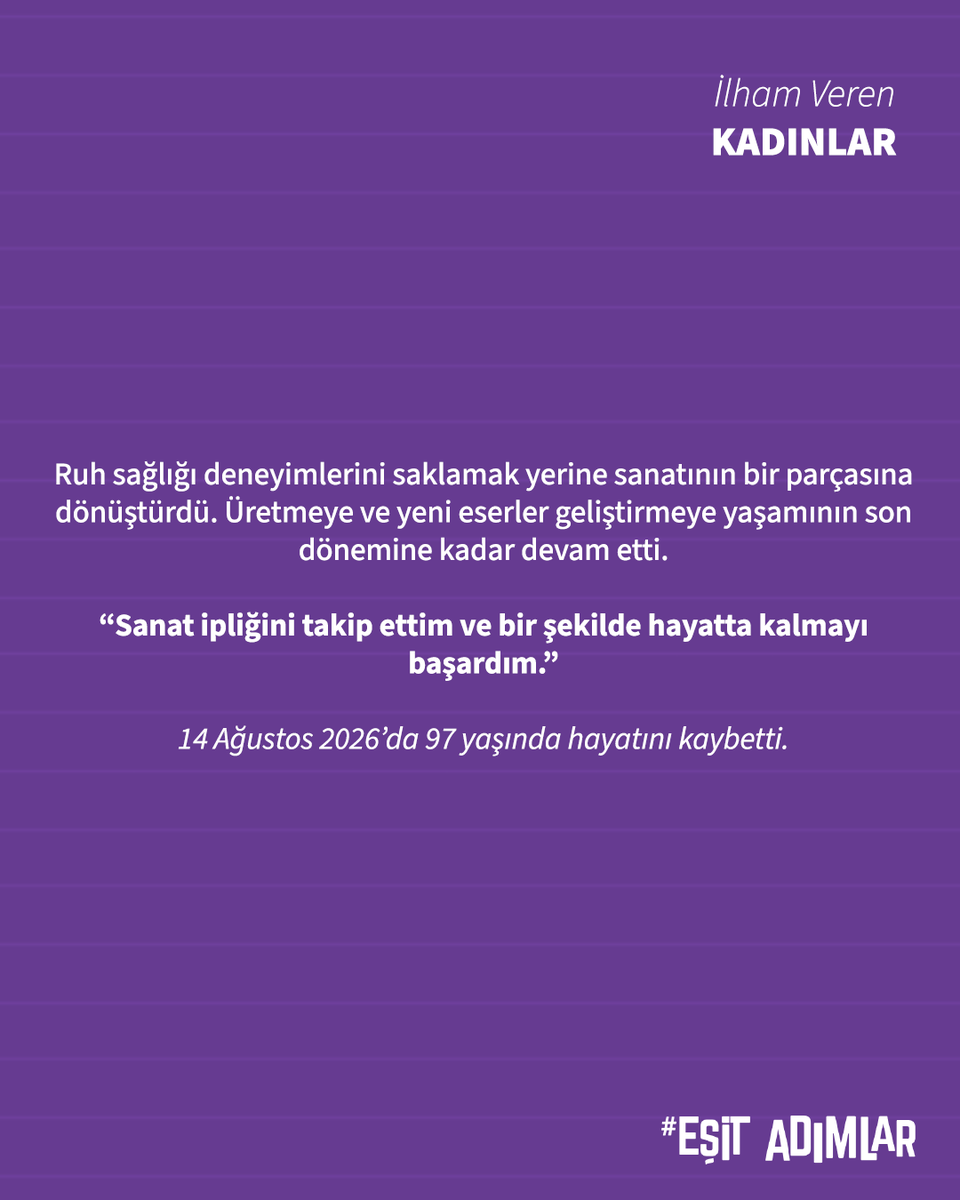 esitadimlar's tweet photo. Yayoi Kusama, kişisel deneyimlerinden dünyaya yayılan özgün bir sanat dili yarattı.

Kadınların ve Asyalı sanatçıların görünürlüğünün sınırlı olduğu bir dönemde uluslararası sanat dünyasında kendine kalıcı bir yer açtı. Ardında kuşakları etkilemeye devam edecek bir miras bıraktı. https://t.co/WMCEvDG3Zx