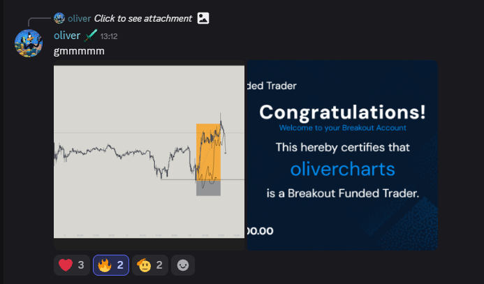 shinicord's tweet photo. starting week right with funded accs 

both crypto and futures chat eating

congratss @olivercharts and @SomeThingsXBT https://t.co/Acc3PMjx0W