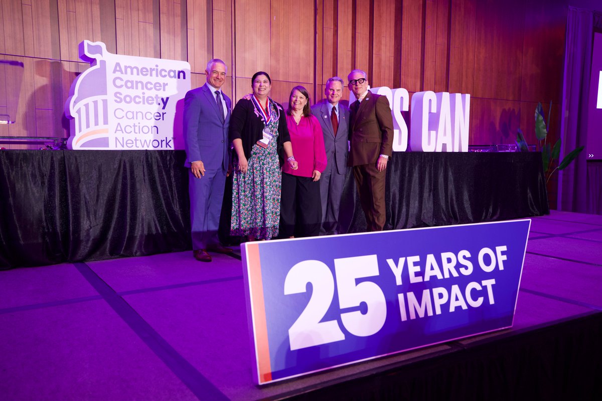 ACSCAN's tweet photo. 🏅@AmericanCancer Society Partner of the Year: Marisha Artero-Perez

Her incredible support of the Guam HPV vaccination campaign helped pass legislation that requires HPV vaccination for school attendance! #CancerLobbyDay https://t.co/d5FrTf2xog