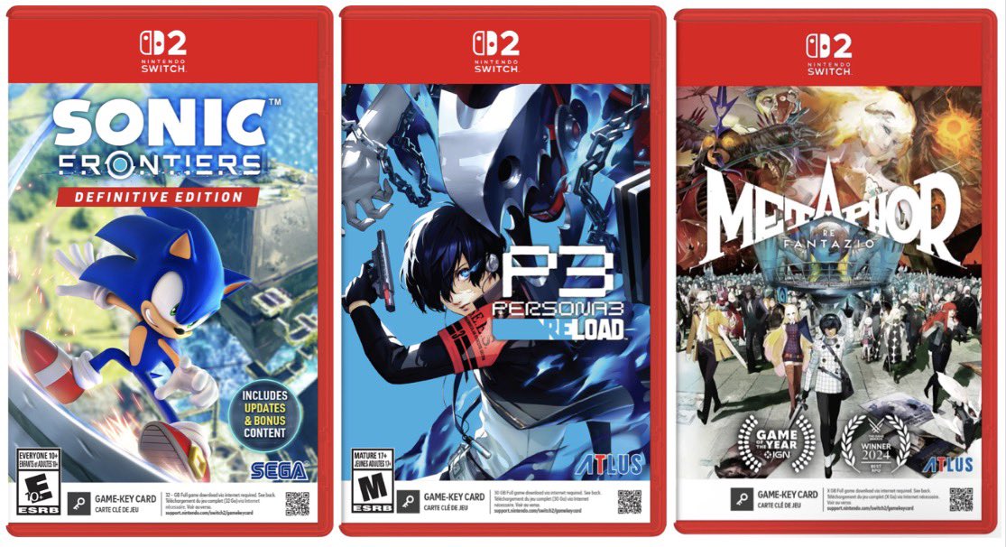 TheNCSmaster's tweet photo. “Persona 6 will get a physical release on Switch 2”

Don’t lie SEGA https://t.co/h5yHC25xYN