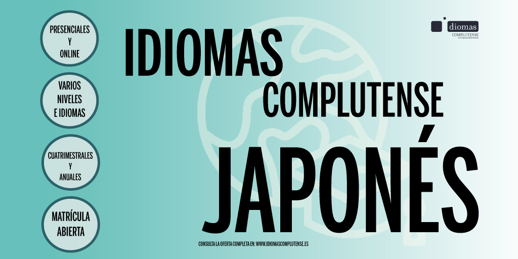 IdiomasUCM's tweet photo. 🇯🇵 Aprender japonés es entender Japón más allá de los subtítulos

Cursos anuales online de 75 h, de A1.1 a B2.1. 🎓 
💸Beca Santander

📅 Matrícula hasta el 24/09
🌐 https://t.co/hp6xIgTn56

📩 icomplu.orientales@ucm.es https://t.co/NrNGQqIB7o