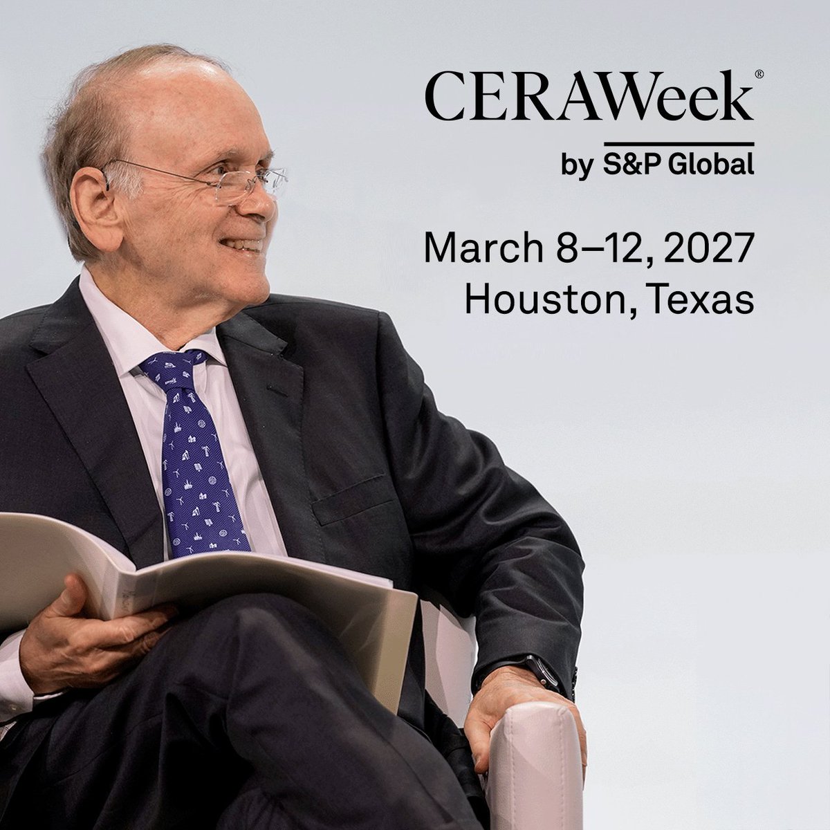CERAWeek's tweet photo. #CERAWeek 2027: Registration is open!

Come Shape the Energy Future at CERAWeek.

Register now to confirm your participation and access early registration rates: 
https://t.co/AlzXATBPvG https://t.co/o1mGSXwEAN