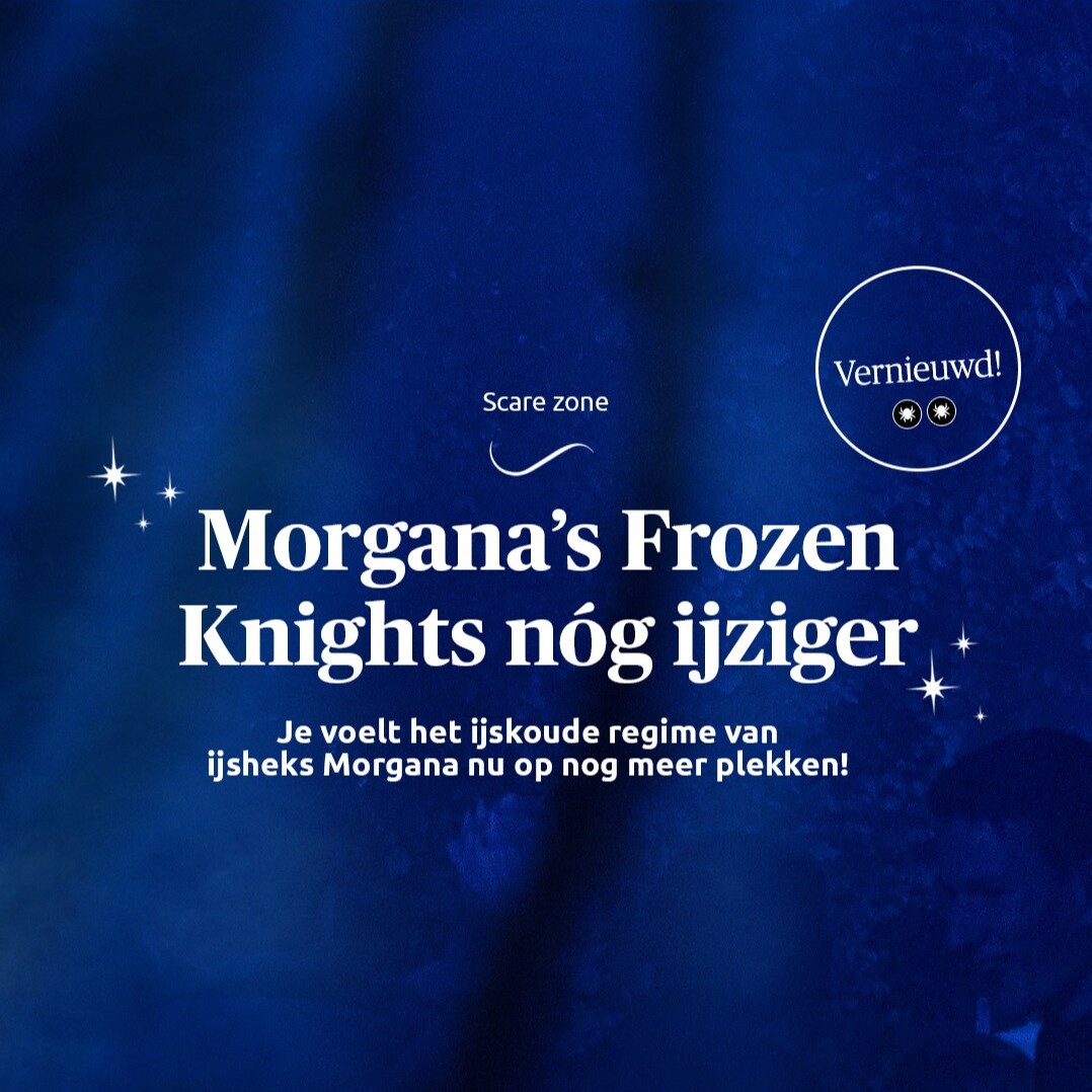 toverland's tweet photo. Ben jij ook dit jaar opgewassen tegen het ijskoude regime van Morgana? 🥶 Samen met haar ijsridders zorgt ze voor nóg meer scares en beleving in scare zone Morgana's Frozen Knights! ⚔️
➡️ Ontdek hier alles: https://t.co/XZ03mUeSDc #Toverland #HalloweenNights https://t.co/IgjBMD1MQ2