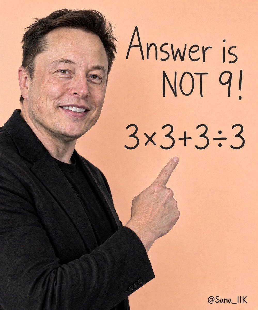 muskdailyfans's tweet photo. 🧠🔥 ONLY 10% GET THIS RIGHT!

What’s the correct answer? 👀👇
Don’t guess—comment your answer and let’s see who gets it first. 🏆 https://t.co/k4vBOgDjj8
