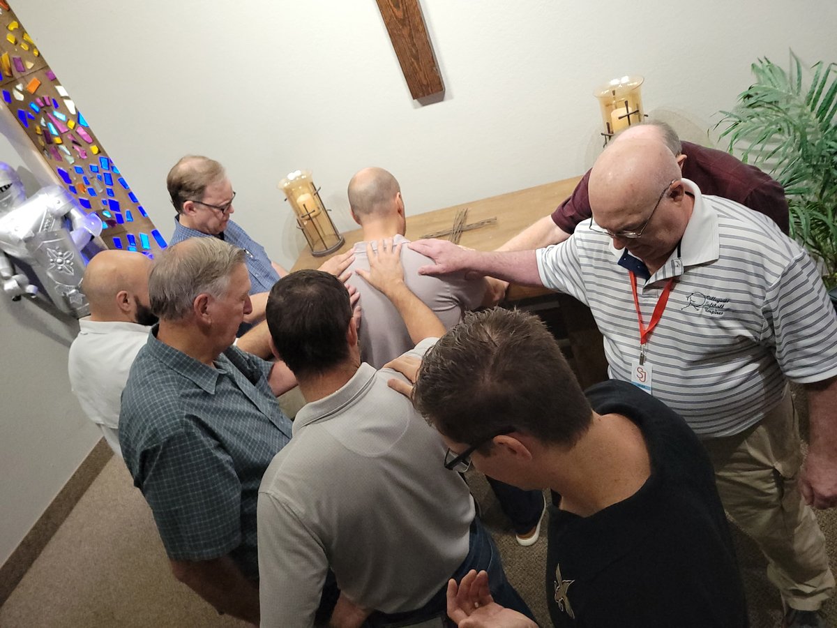 StJohnMansfield's tweet photo. Our Kingdom Men met for breakfast recently and do what they always do! Fellowship and Pray!  You are always invited to join them! For more information, email us at Connect@StJohnMansfield.org https://t.co/GmdYr05HSV