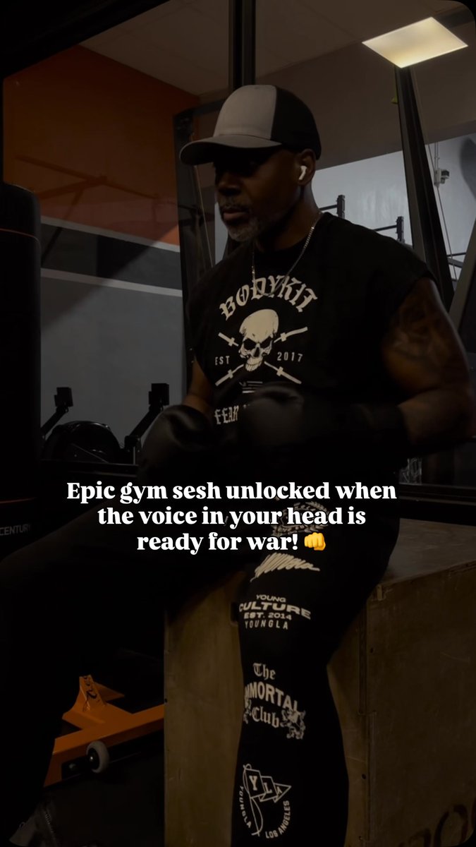 NevaKuksok's tweet photo. Epic gym sesh unlocked 💪
…when the voice in your head is ready for war 😈 https://t.co/9VWQE3VgZ6