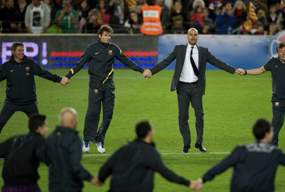 Barca_Archive's tweet photo. Pep’s farewell was so emotional https://t.co/pVbcB6SyhA