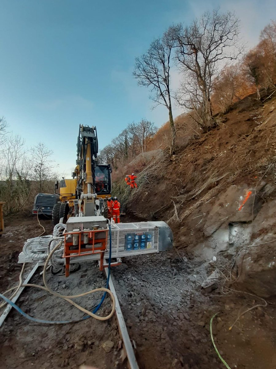 networkrail's tweet photo. ⛈️ We've reached an important milestone in our work to strengthen Scotland's railway against extreme weather, investing £130m in resilience over the last two years.

Including upgrades to parts of the railway vulnerable to flooding and landslips:

👉 https://t.co/K0f6aC6TJL https://t.co/15h87eqQRX